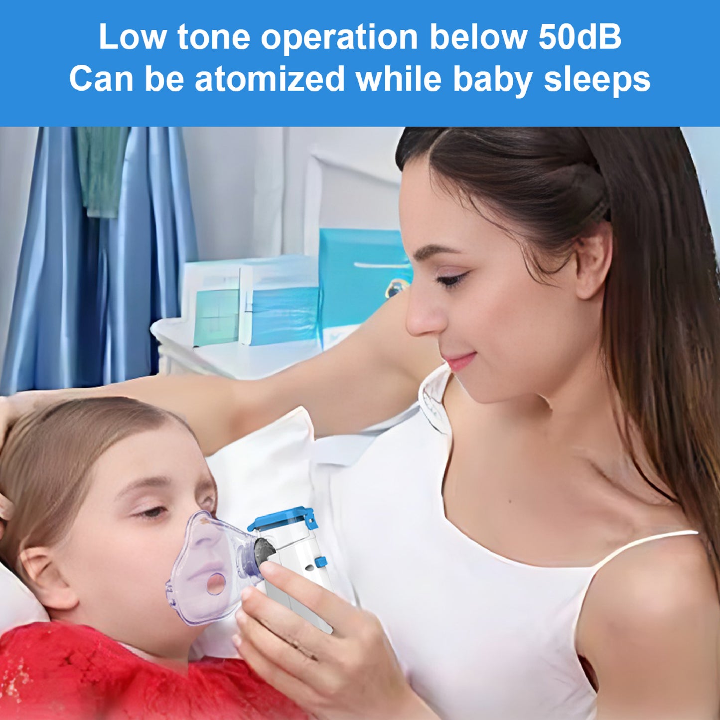 Alphamed NBM7 portable mesh nebulizer features