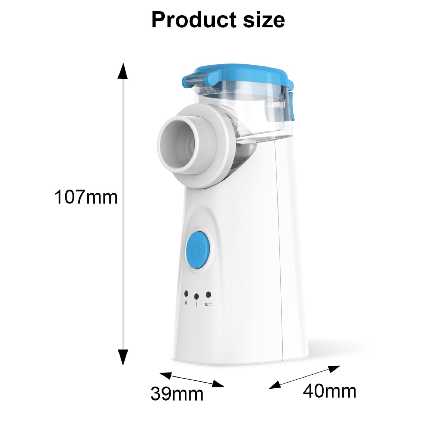 Alphamed NBM7 portable mesh nebulizer features