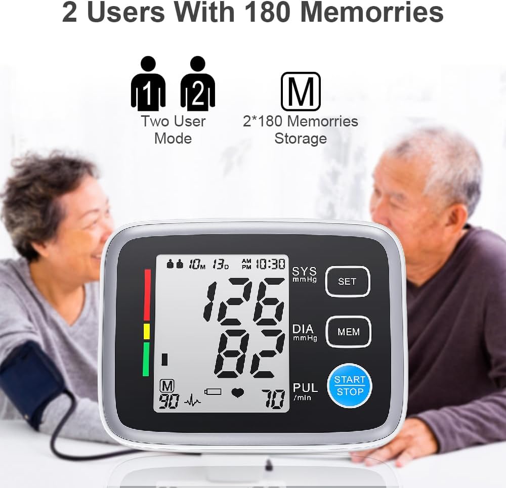 Essential U80EH Dual Cuff Blood Pressure Monitor