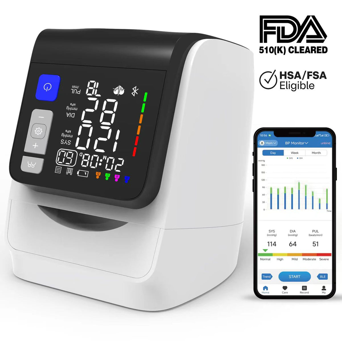 Alphamed InstaCheck BP U90B cuff-free blood pressure monitor